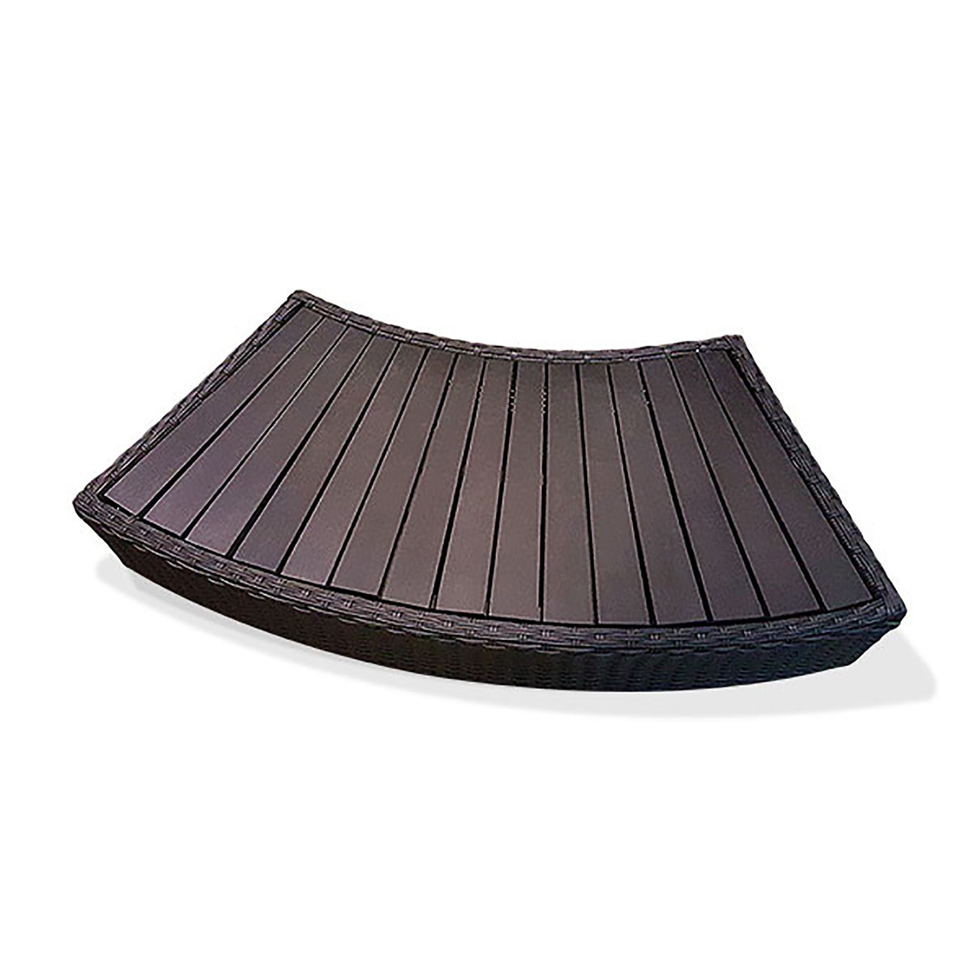 Canadian Spa Company Brown Rattan Steps (D) 50cm x (H) 114cm