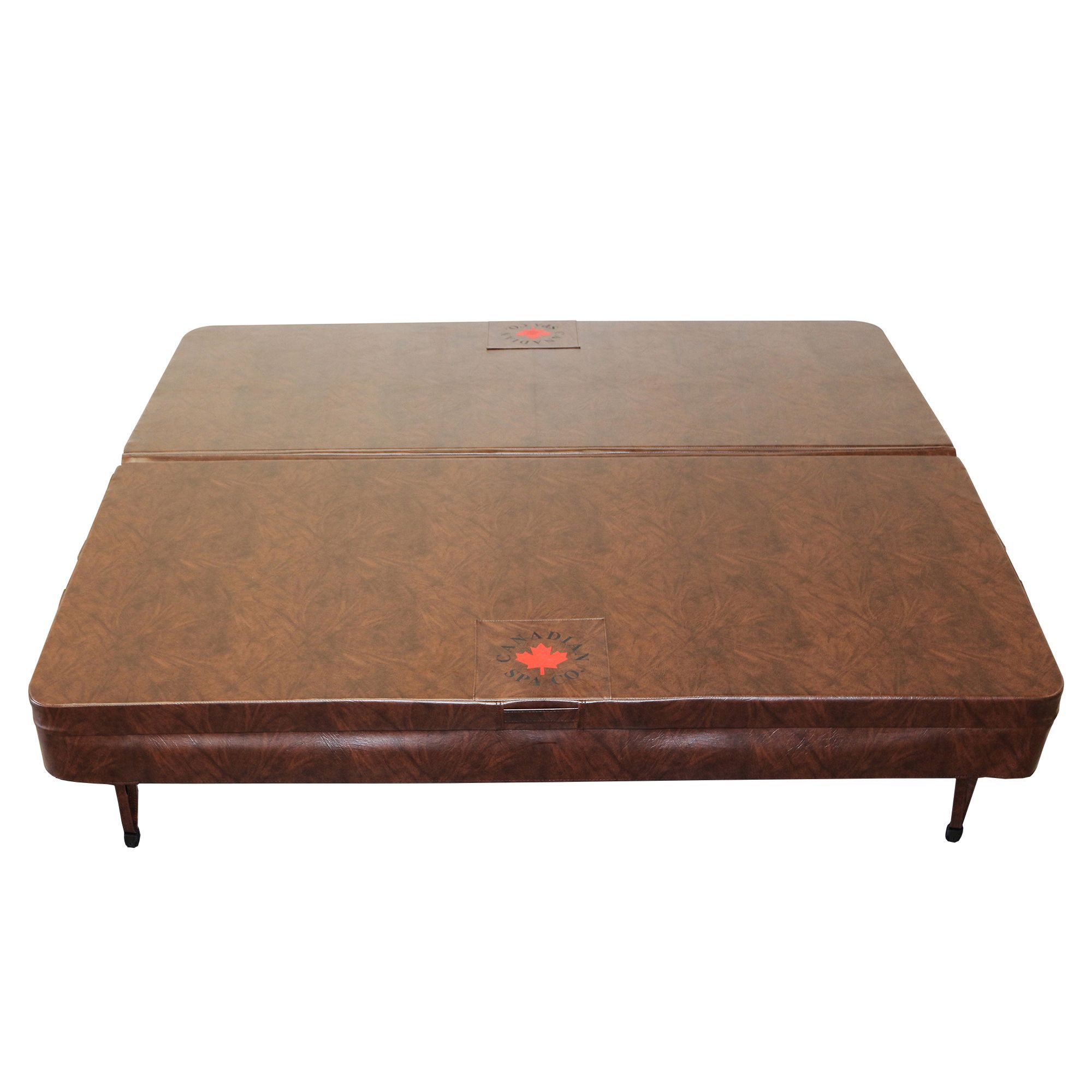 Canadian Spa Company Brown Square Cover (L) 203cm x (W) 203cm