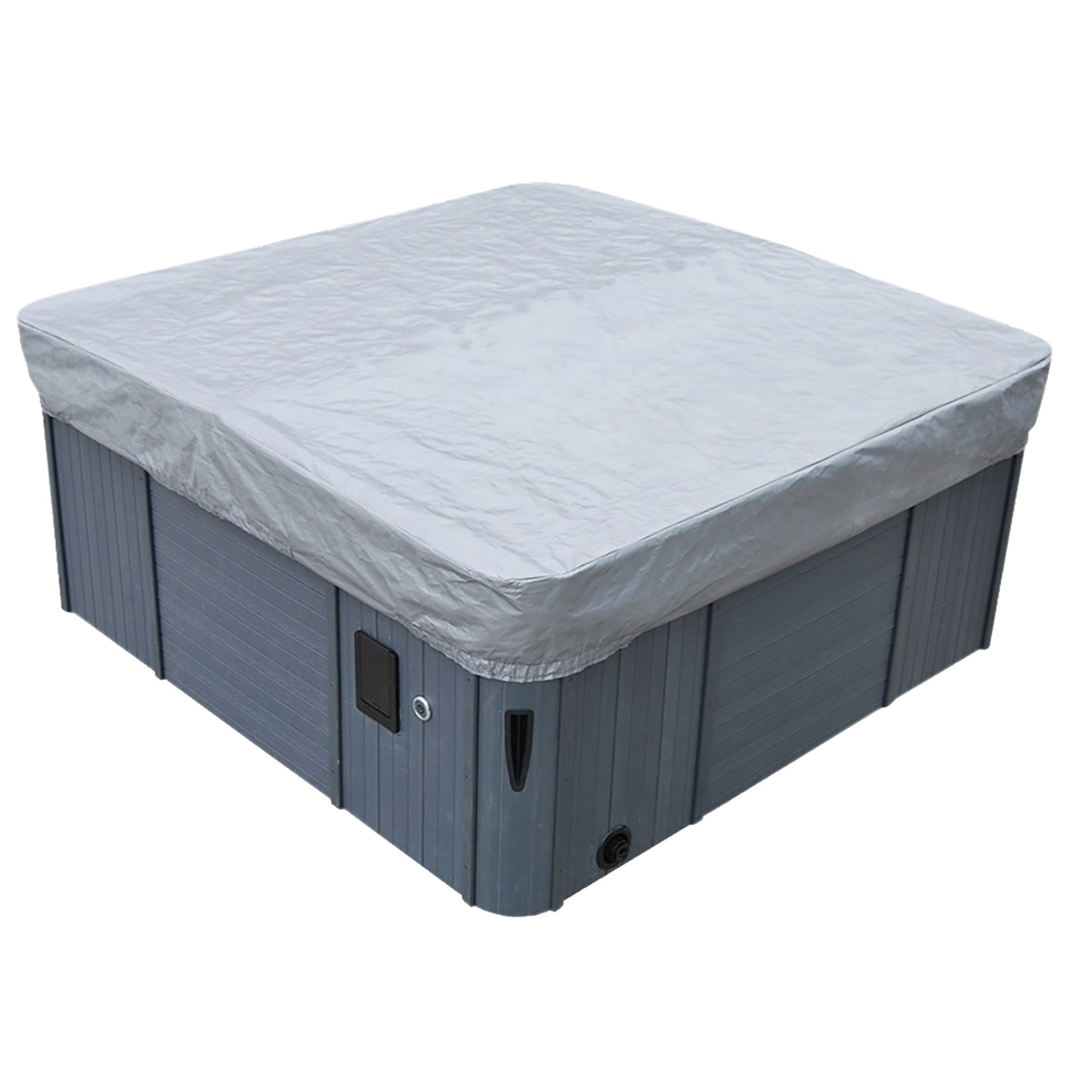 Canadian Spa Company Grey Square Cover guard (L) 243cm x (W) 243cm