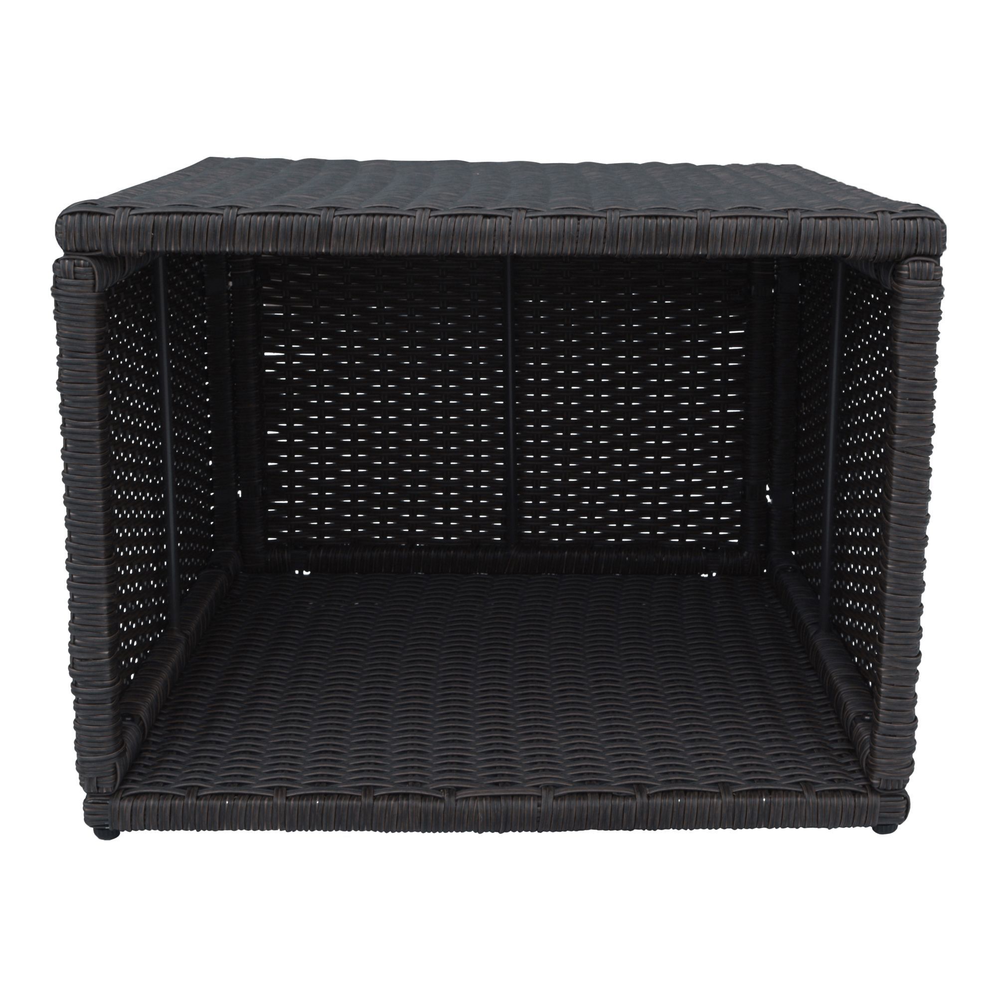 Canadian Spa Company Rattan effect Brown Square Side table