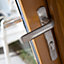 Canberra 1 Lite Glazed Golden Oak External French Door set, (H)2105mm (W)1505mm