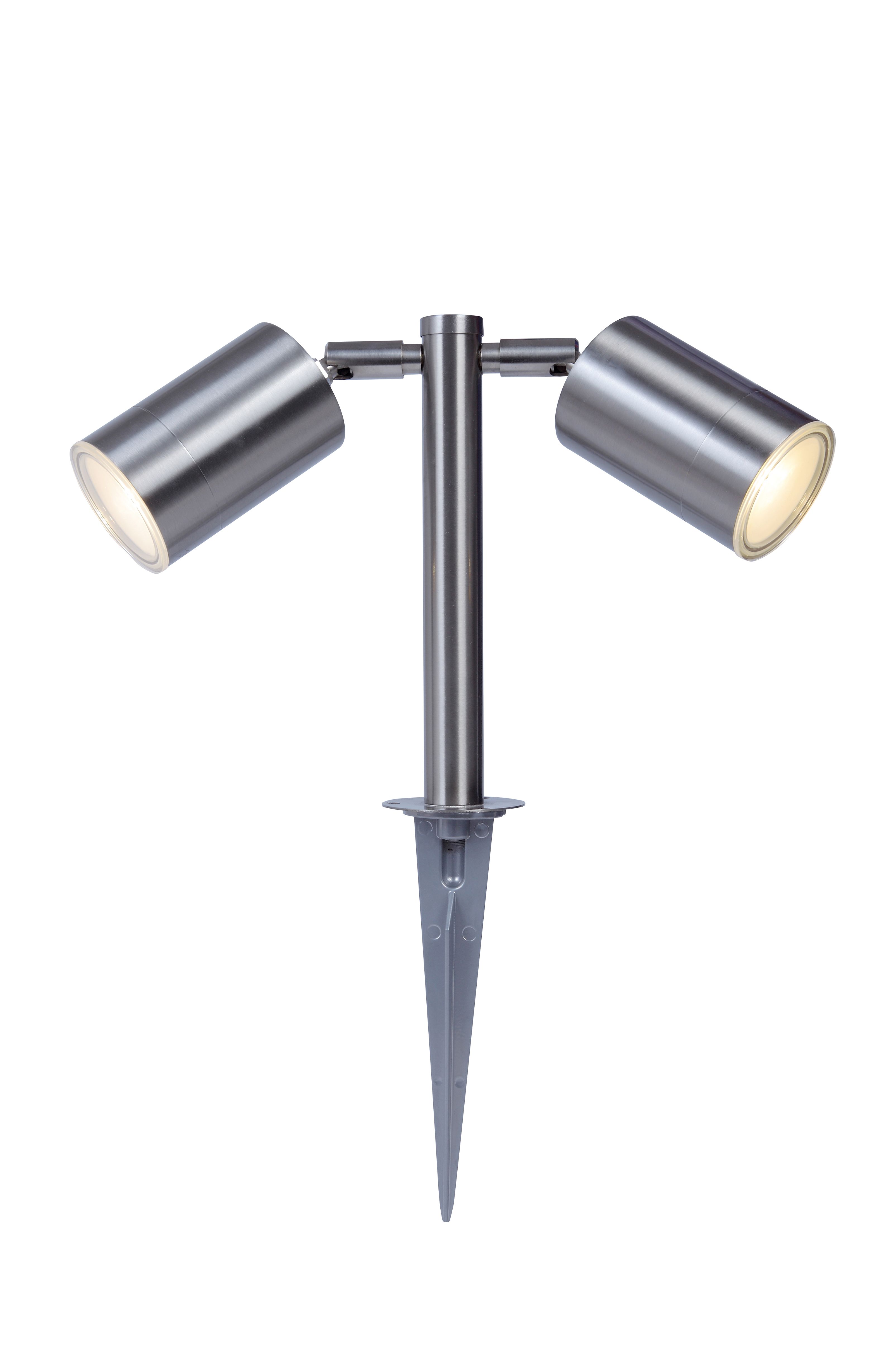 Candiac Stainless steel Integrated LED Outdoor Stake light (D)60mm