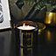 Candlelight Black & gold Redcurrant & Ivy Scented candle 0.64g, Large