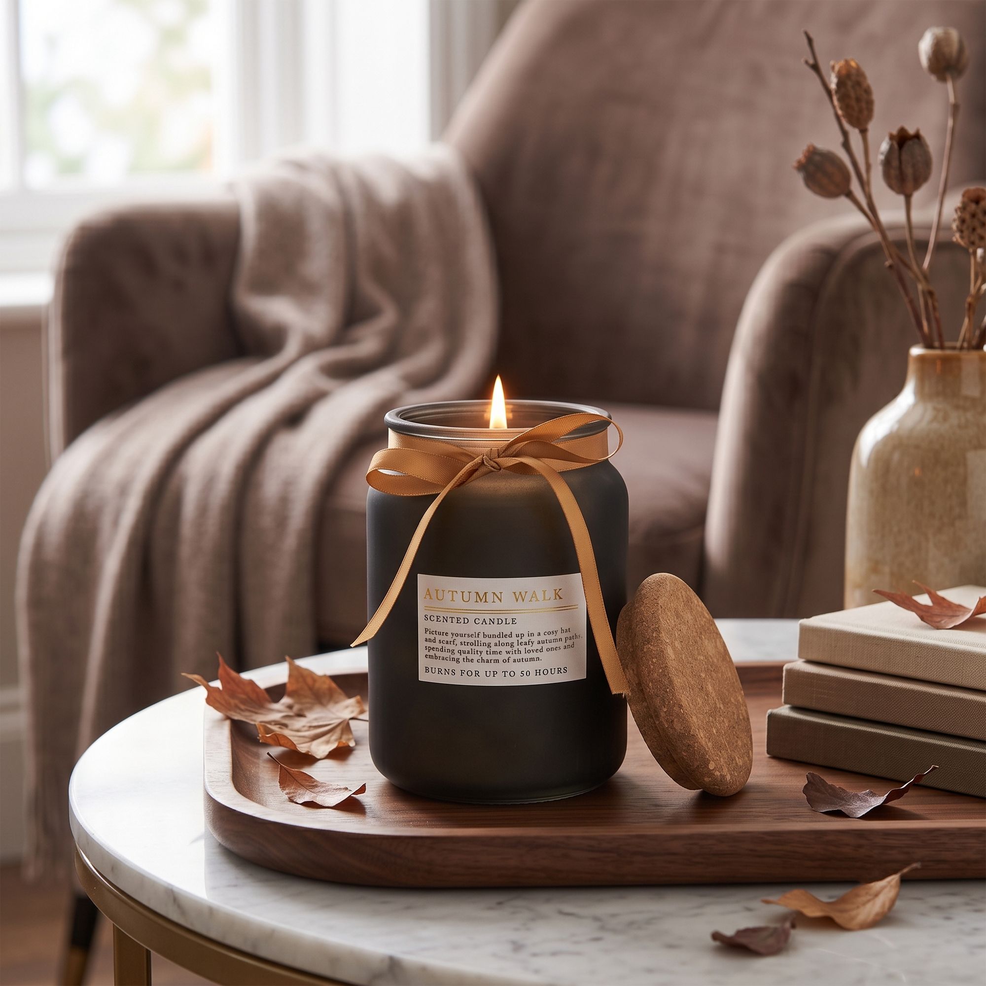 Candlelight Black Maple & Cardamom Scent Medium Scented candle