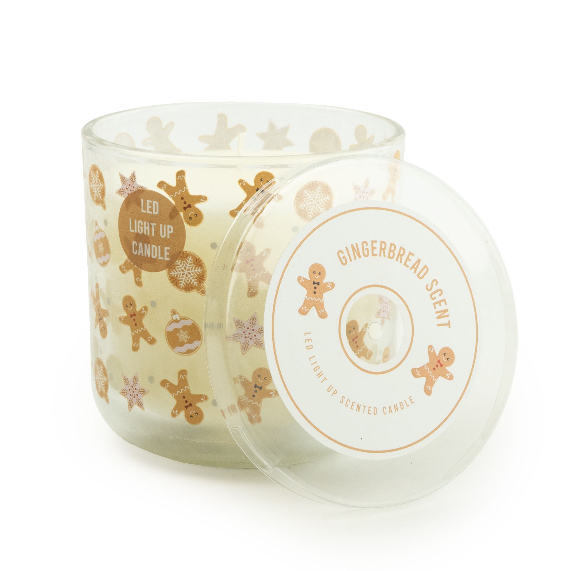 Candlelight Gingerbread Warm white LED tea light DIY at B&Q