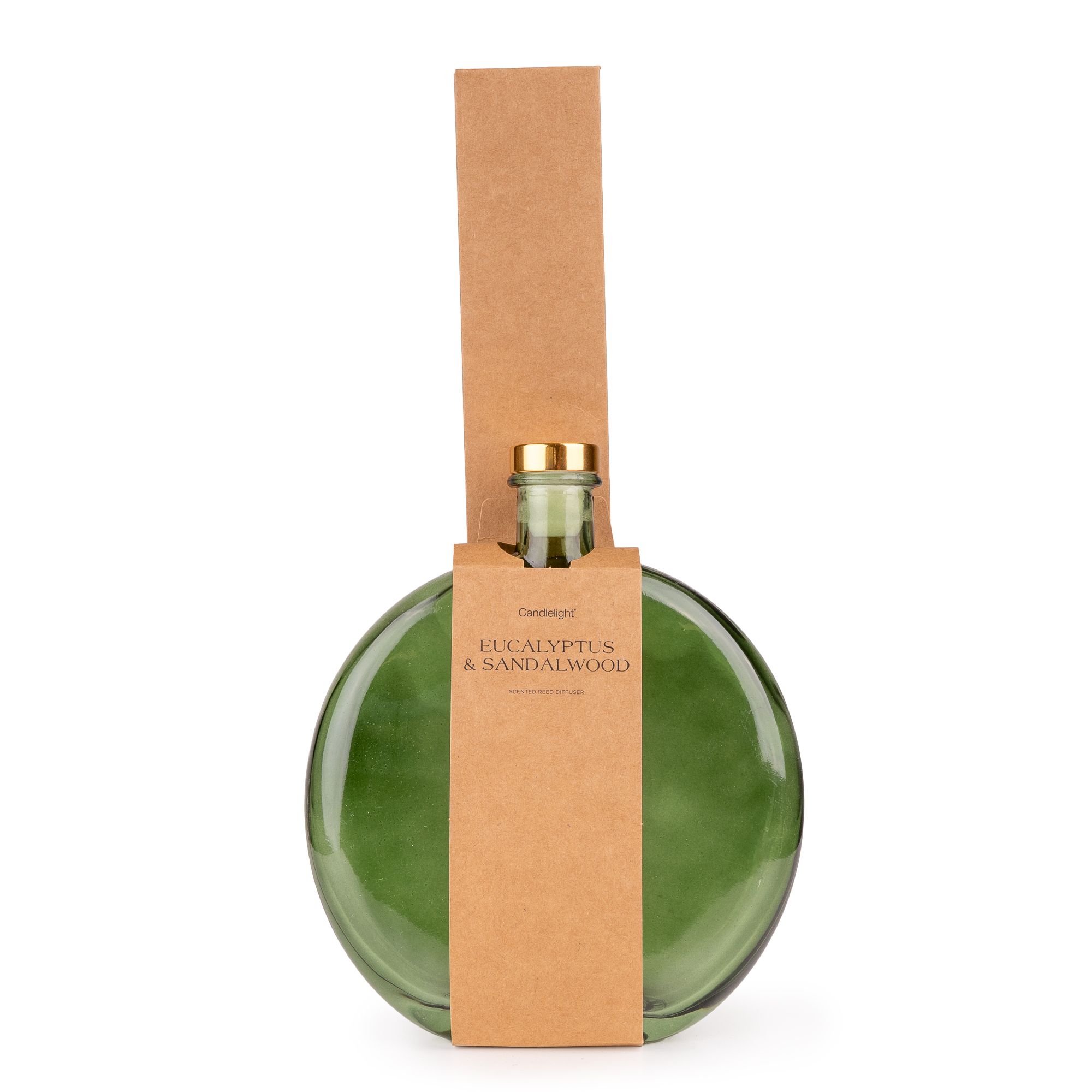 Candlelight Green Eucalyptus & Sandalwood Reed diffuser, 500ml