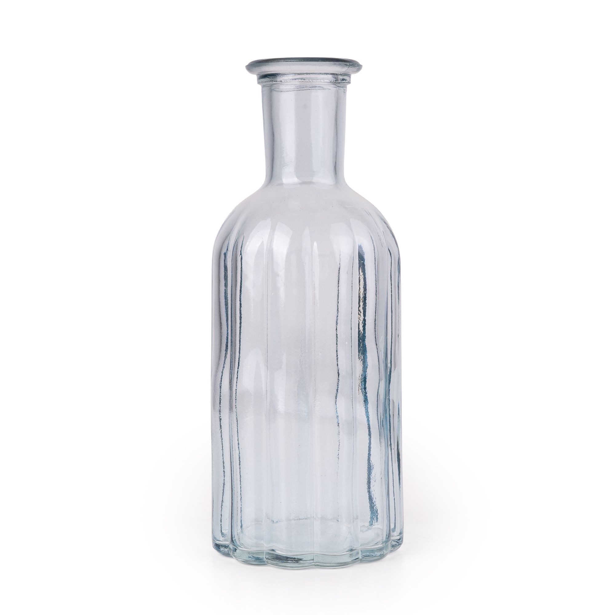 Candlelight Green Glass Bottle