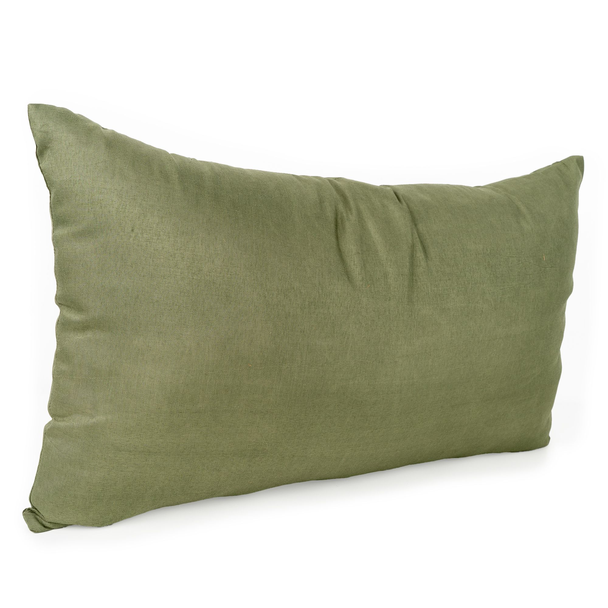 Candlelight Green Outdoor Cushion, (L)50cm x (W)30cm