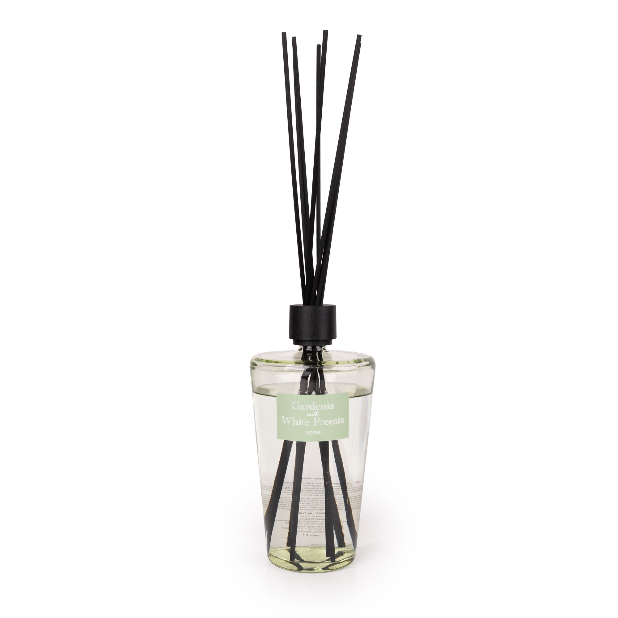 Candlelight Green XXL Gardenia & White Freesia Reed diffuser, 1000ml