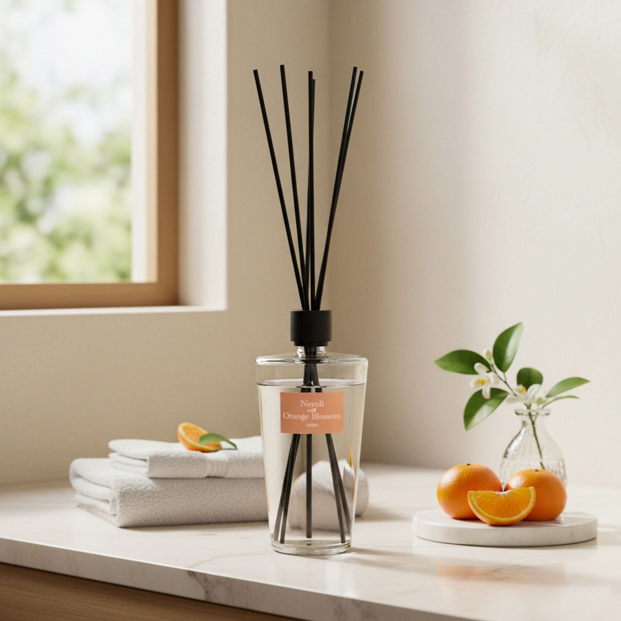 Candlelight Pink XXL Neroli & Orange Blossom Reed diffuser, 1000ml