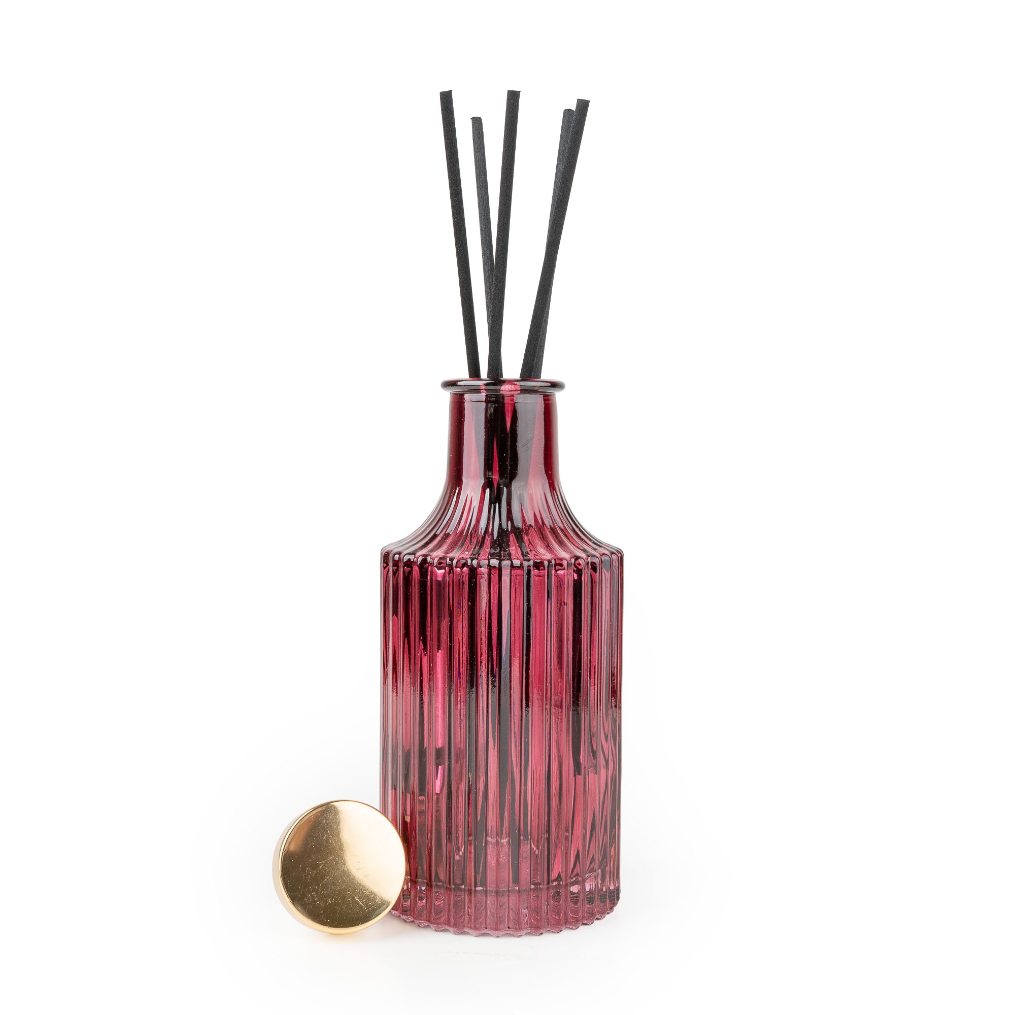Candlelight Red Ridged Mulled wine Reed diffuser, 150ml