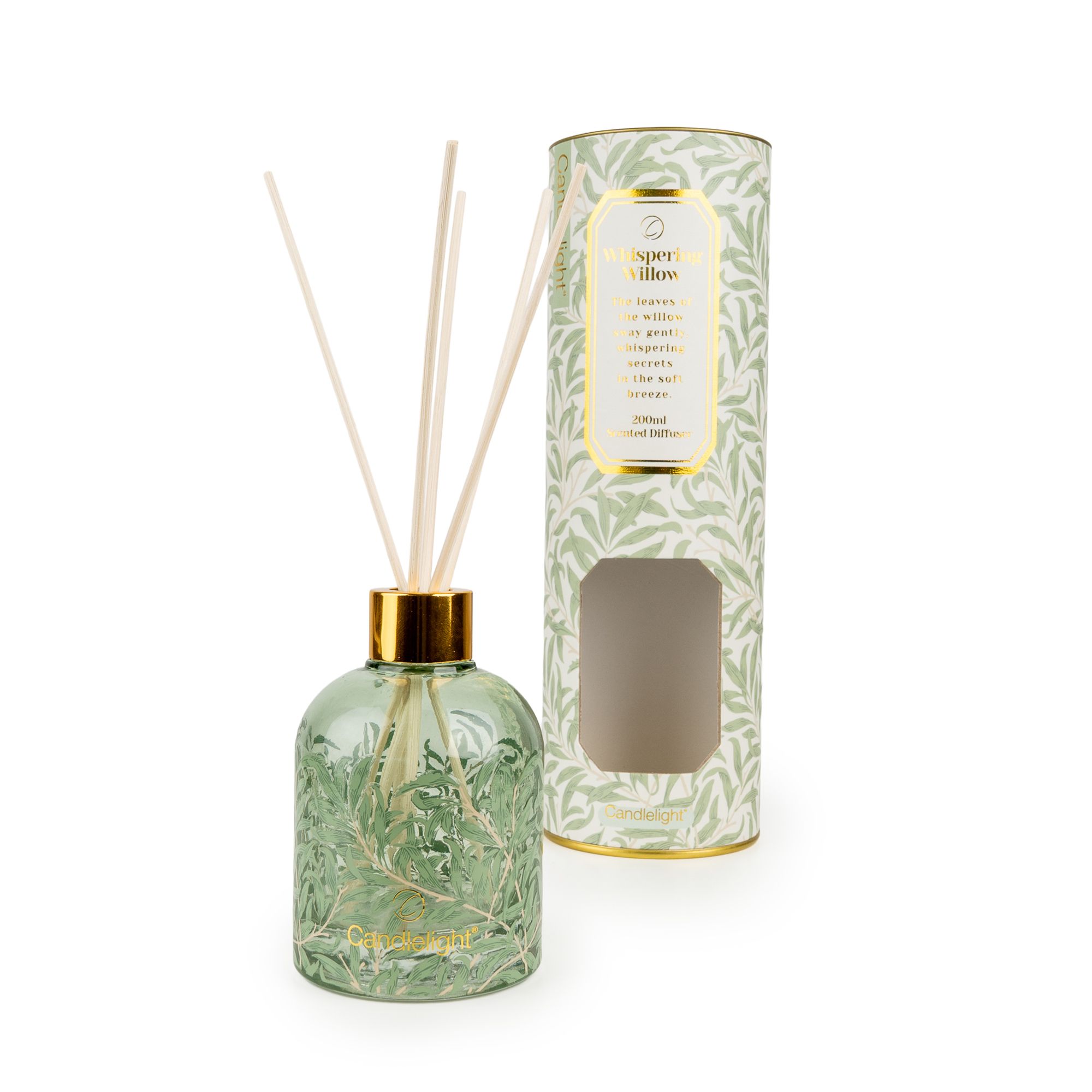 Candlelight Sage Green & Natural William Morris Sage & Poppy Reed ...