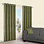 Candra Alep Herringbone Lined Eyelet Curtains (W)228cm (L)228cm, Pair