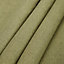 Candra Green Herringbone Lined Eyelet Curtains (W)117cm (L)137cm, Pair