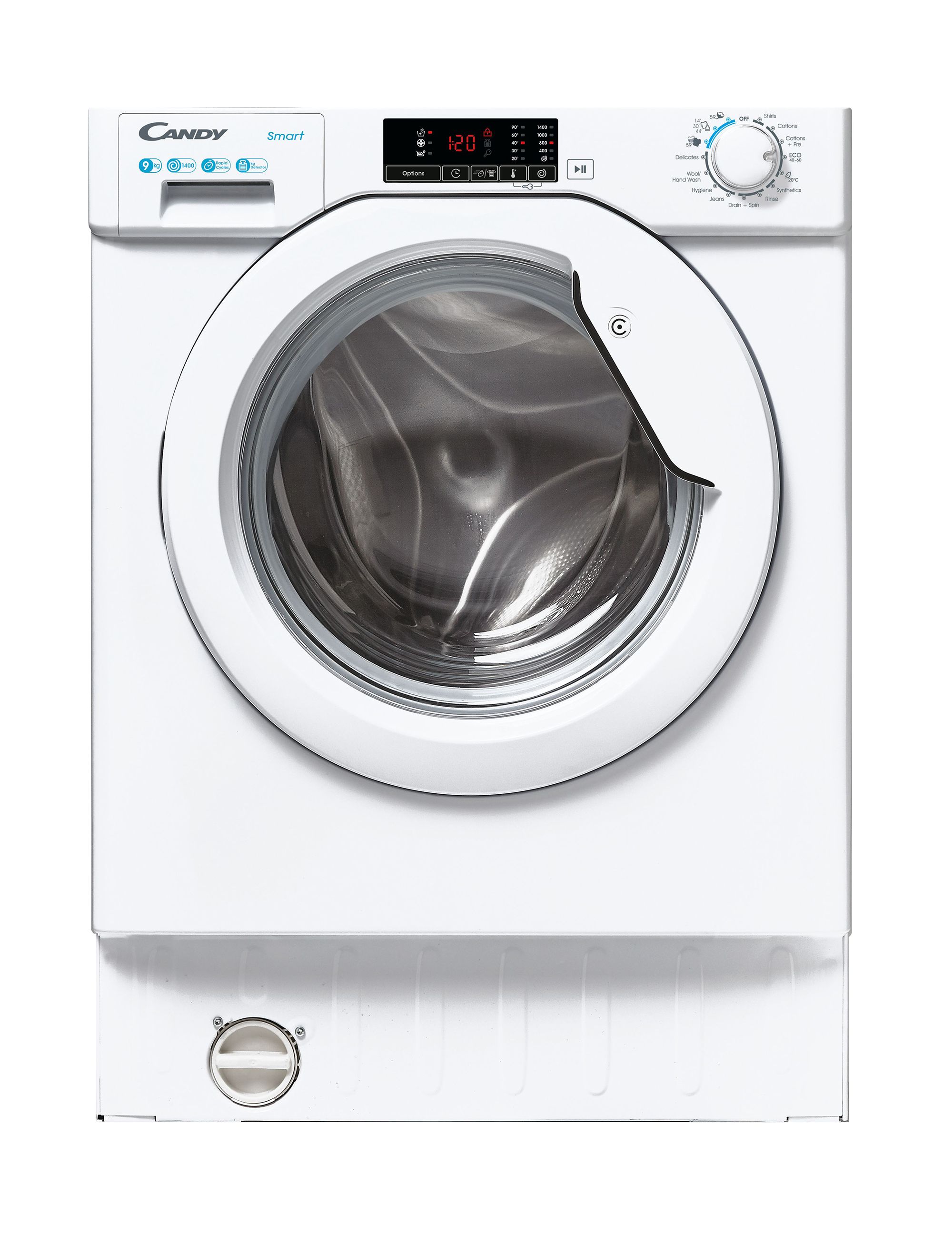 Candy CBW 49D1W4-80 9kg Built-in 1400rpm Washing machine - White