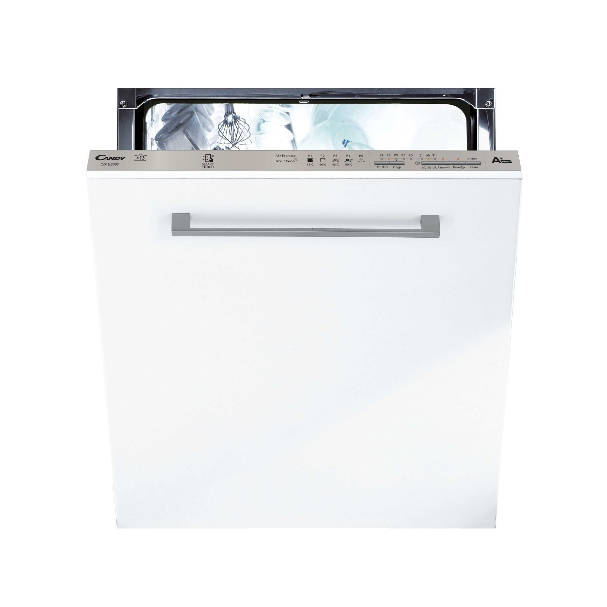 Candy CDI 1LS38S-80/T Integrated Full size Dishwasher Silver