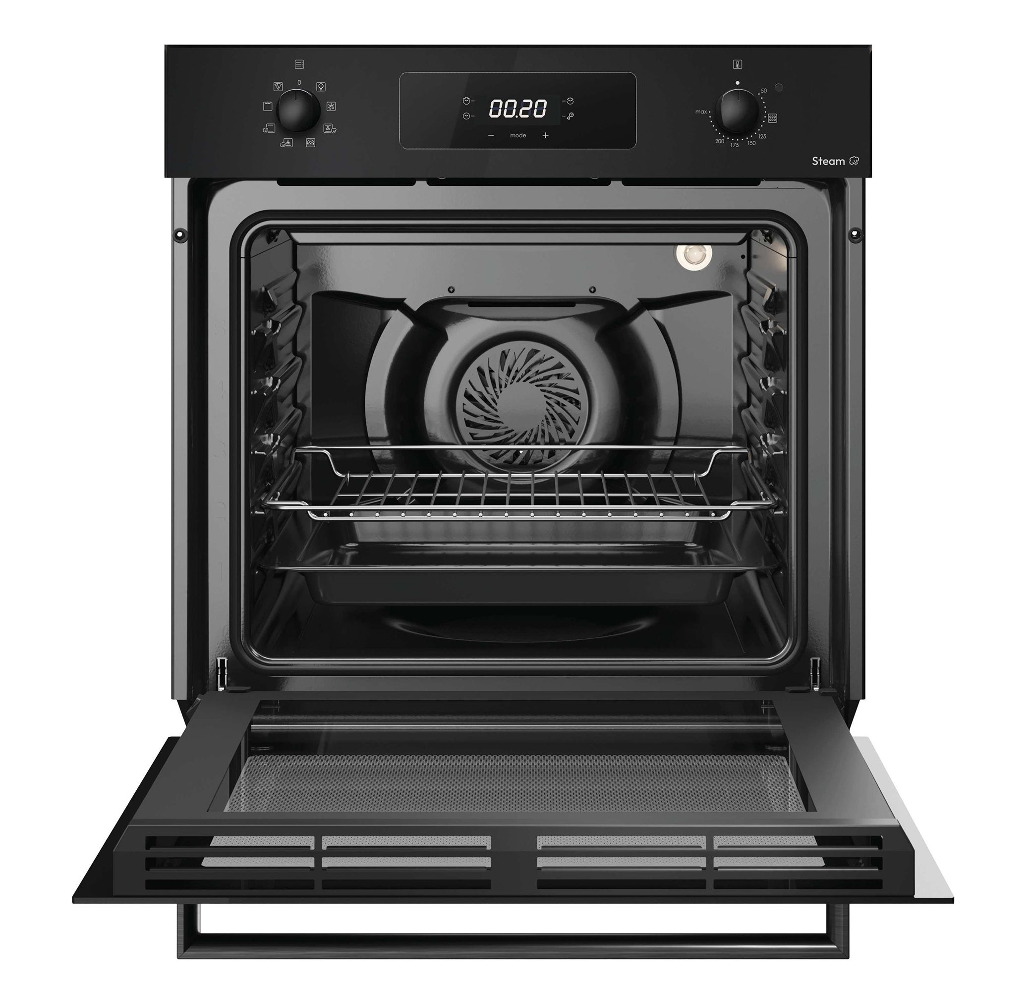 Candy F IDC N605 Built-in Steam Single Conventional with fan Electric Oven - Black