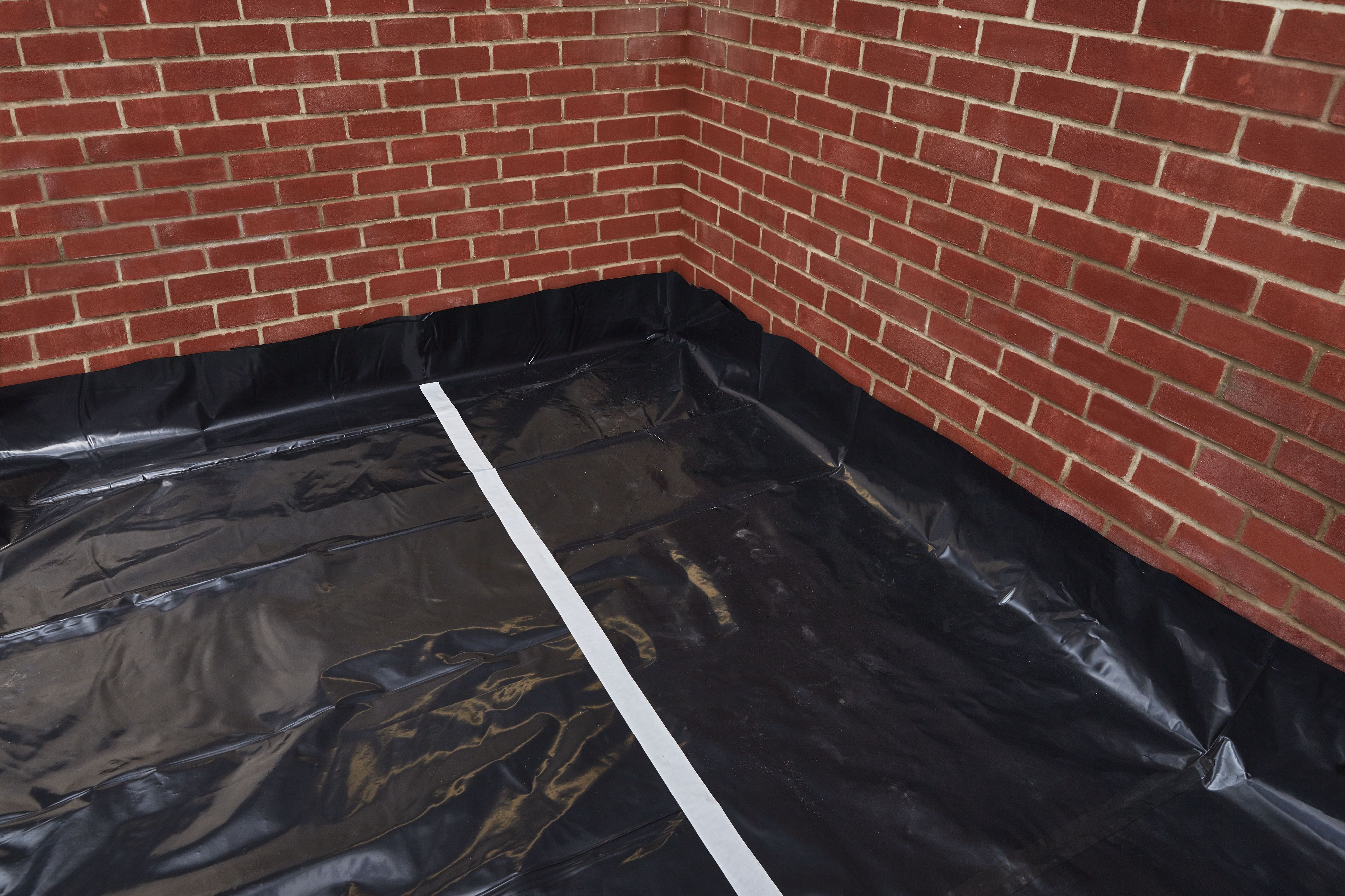 Capital Valley Plastics Ltd Black 250 Micron Damp proof membrane, (L)15m (W)4m