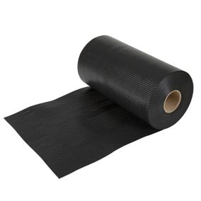 Capital Valley Plastics Ltd Black 500 Micron Damp proof course, (L)30m (W)338mm