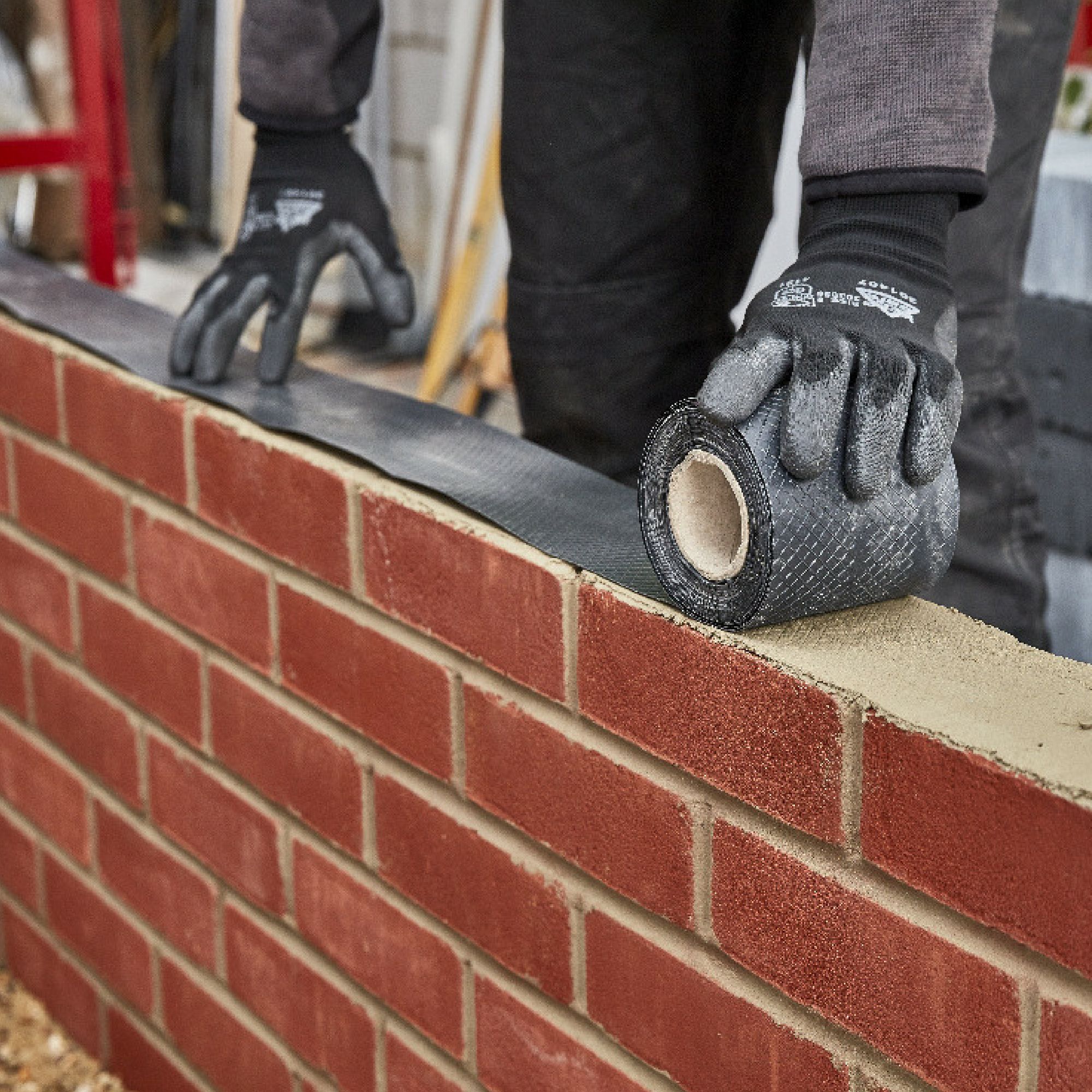 Capital Valley Plastics Ltd Black 500 Micron Damp proof course, (L)30m (W)450mm