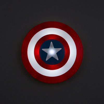 Avengers Series 3d Marvel Salon Creative Night Light Led Applique Captain  America