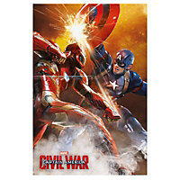 Captain America: Civil War Fight Poster 915mm 610mm