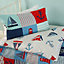 Caravan Boys Nautical patchwork Multicolour Single Bedding set