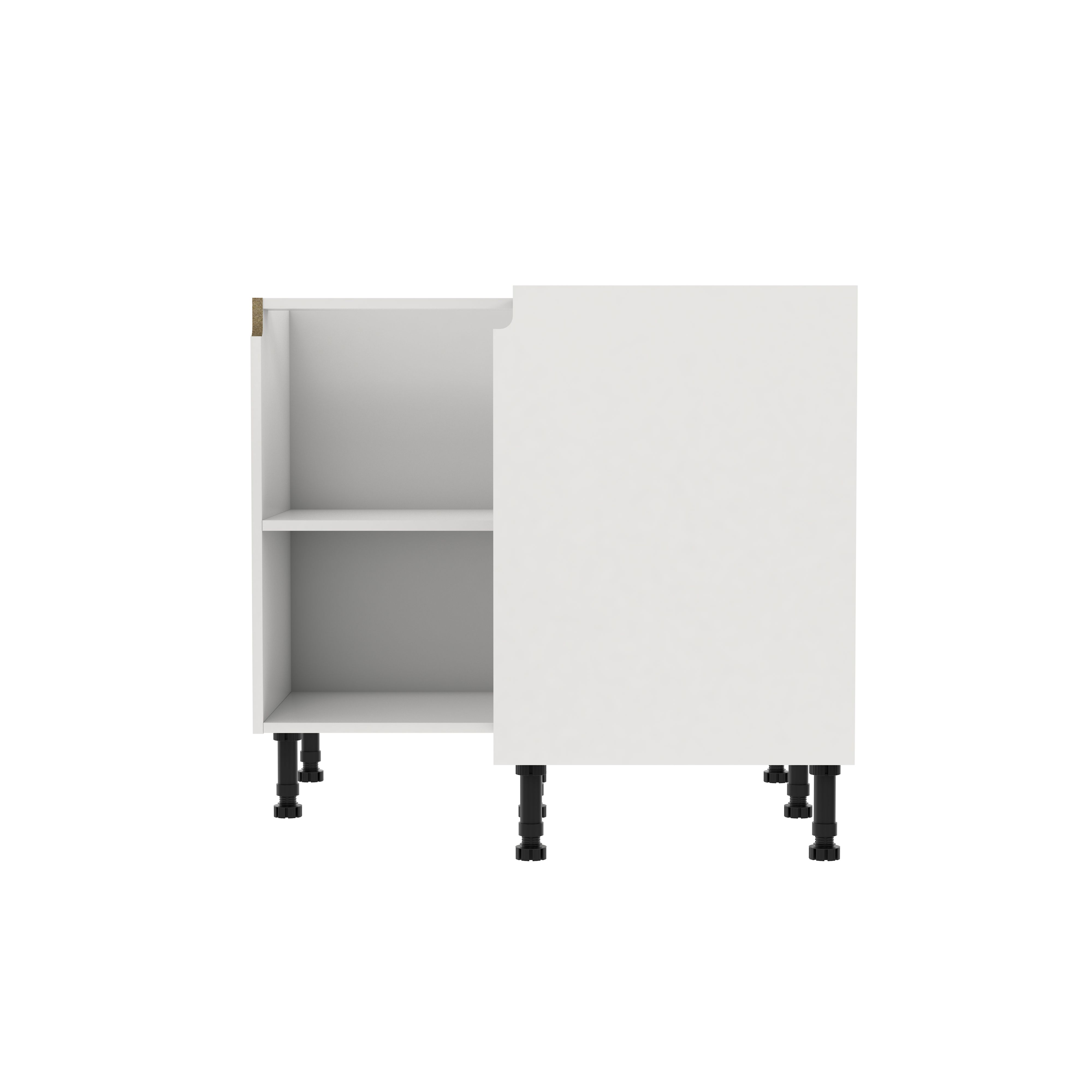 Caraway Innovo White Corner Base unit, (W)930mm