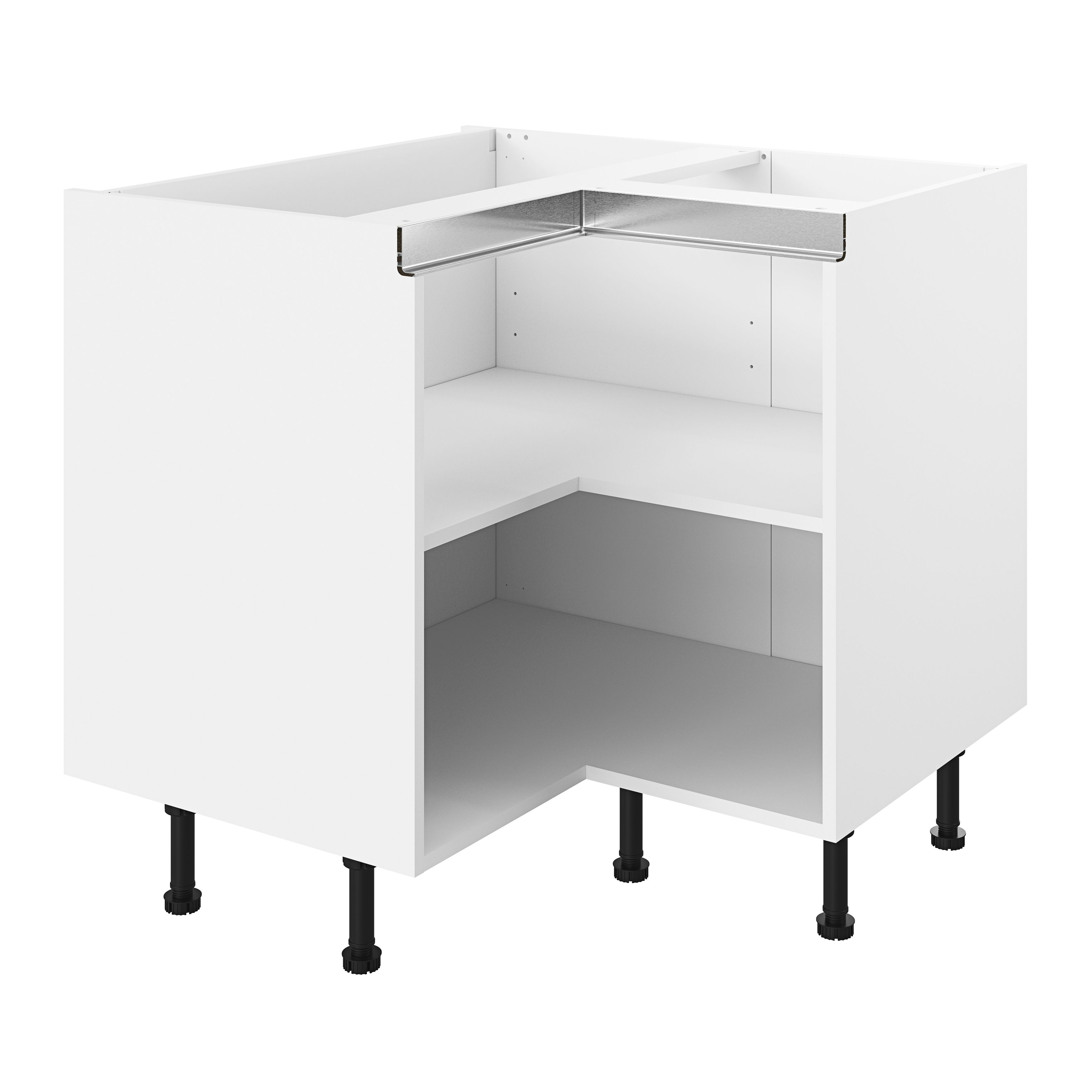 Caraway Innovo White Corner Base unit, (W)930mm