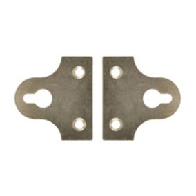 Carbon steel Mirror screw (L)50mm, Pack of 2