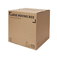 Cardboard Moving box (H)450mm (L)460mm (W)460mm