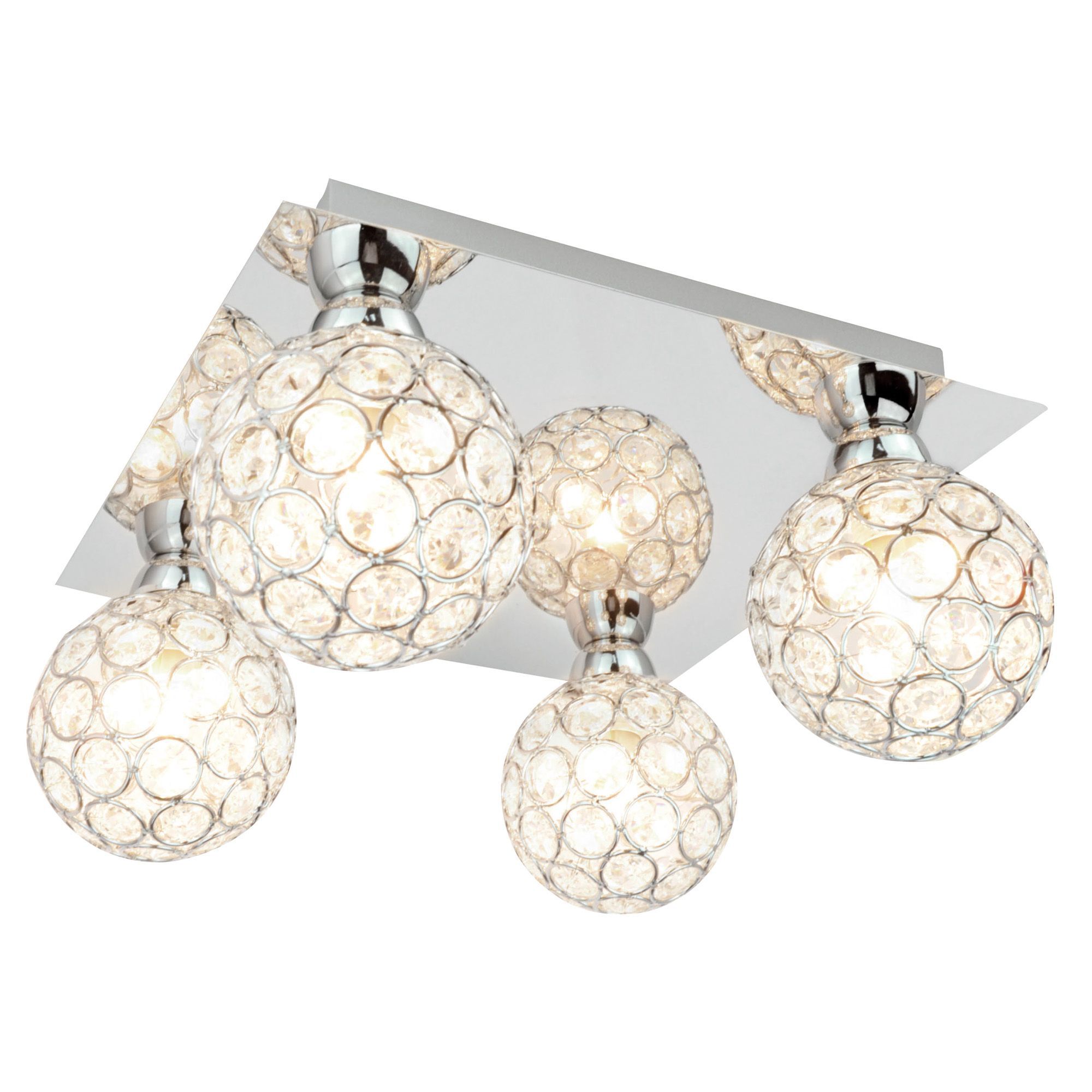 CARENE JEWELLED SPOT4LT 23X23X12.5CM