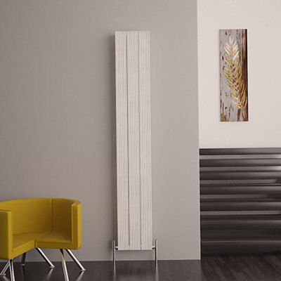 Carisa Monza White Vertical Designer Radiator, (W)280mm x (H)1800mm ...