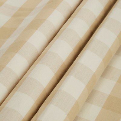 Carlisa Check Lined Pencil pleat Curtains (W)117cm (L)137cm, Pair