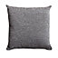 Carpel Plain Anthracite Cushion (L)48cm x (W)48cm
