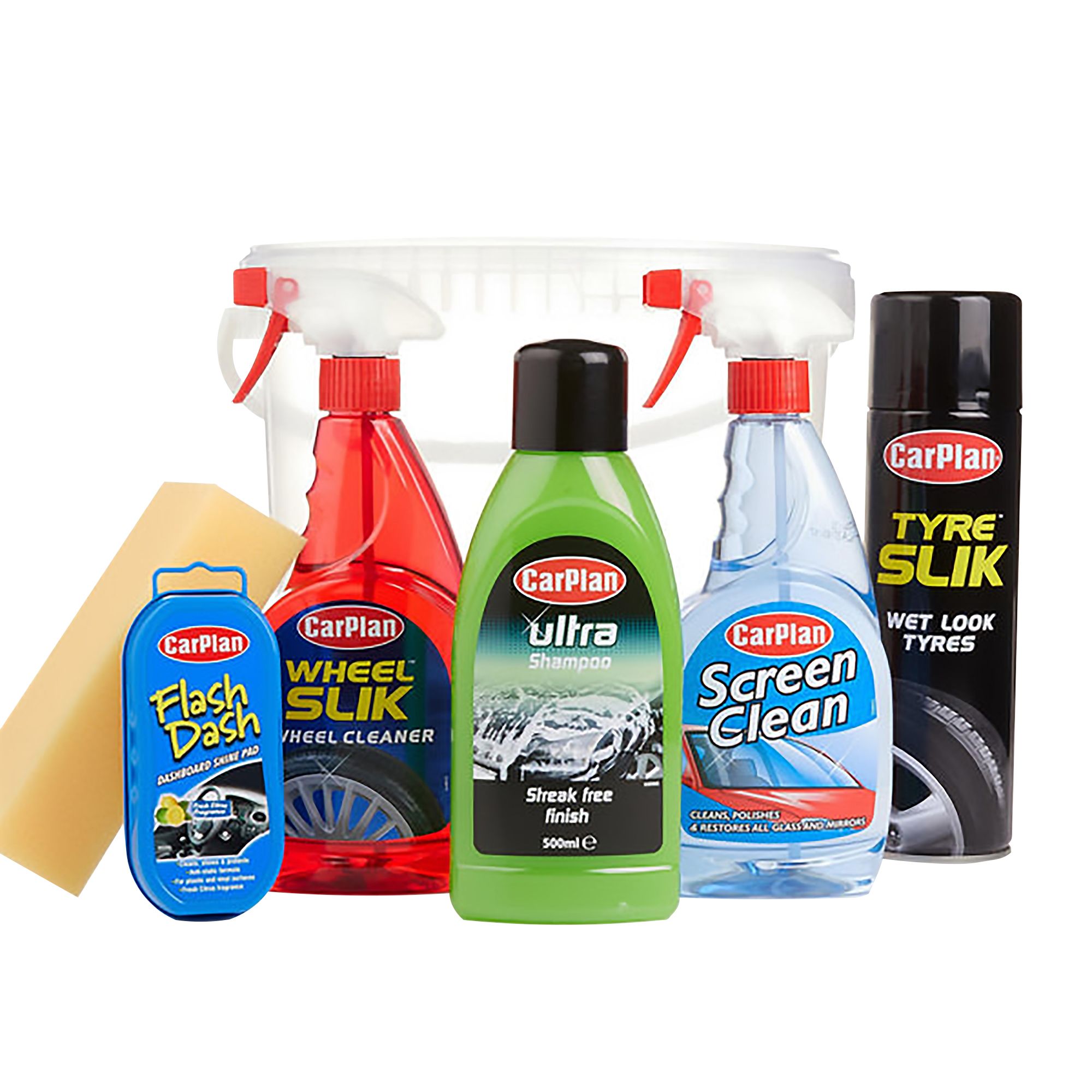 CarPlan 7 piece Car cleaning kit