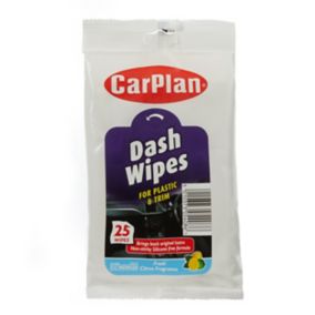 CarPlan Dash Wipes, Pack of 25