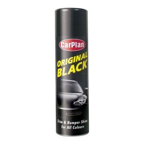 CarPlan Original Black Bumper & trim Polish, 500ml Can
