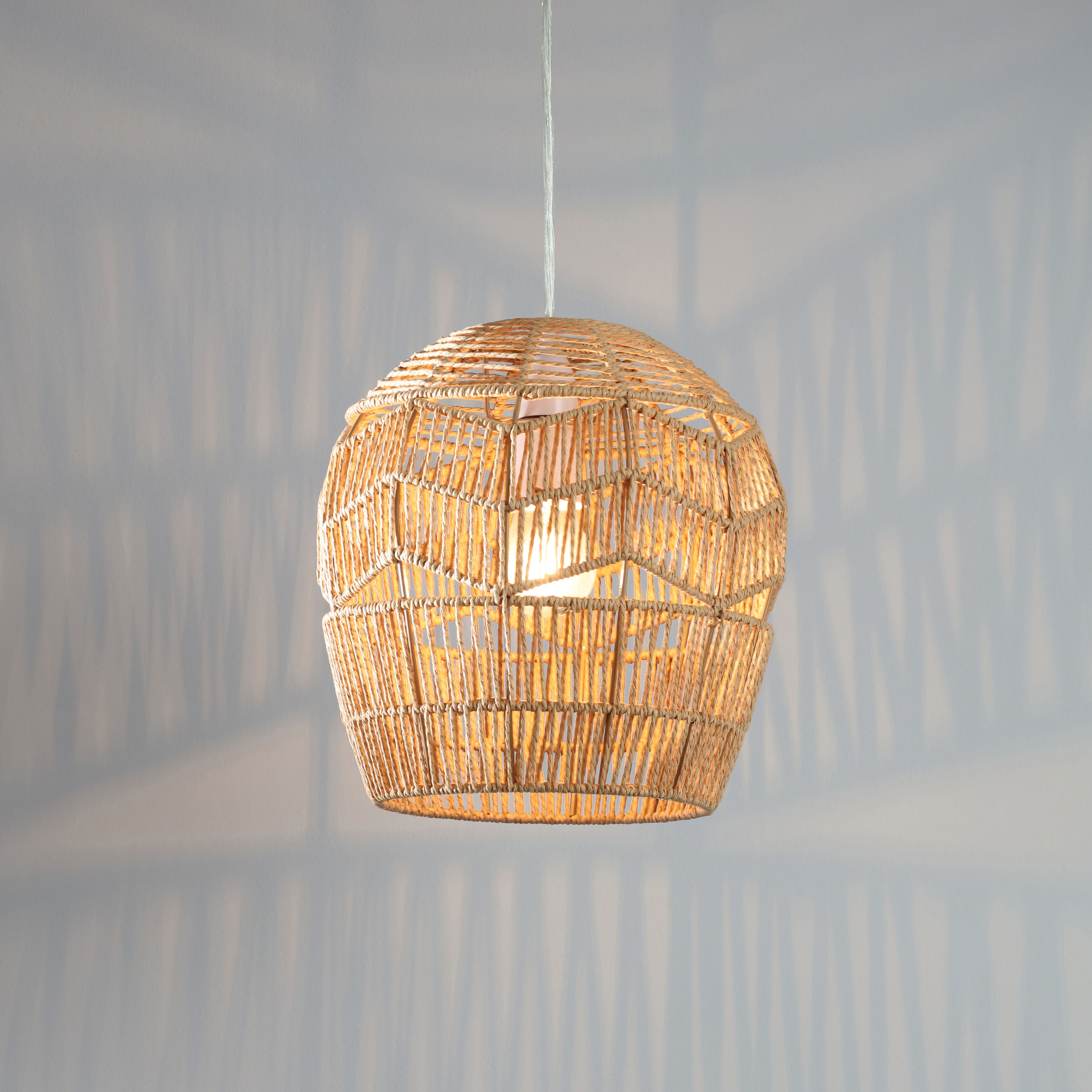 Carpo Rattan Light Shade D 250mm Diy At B Q