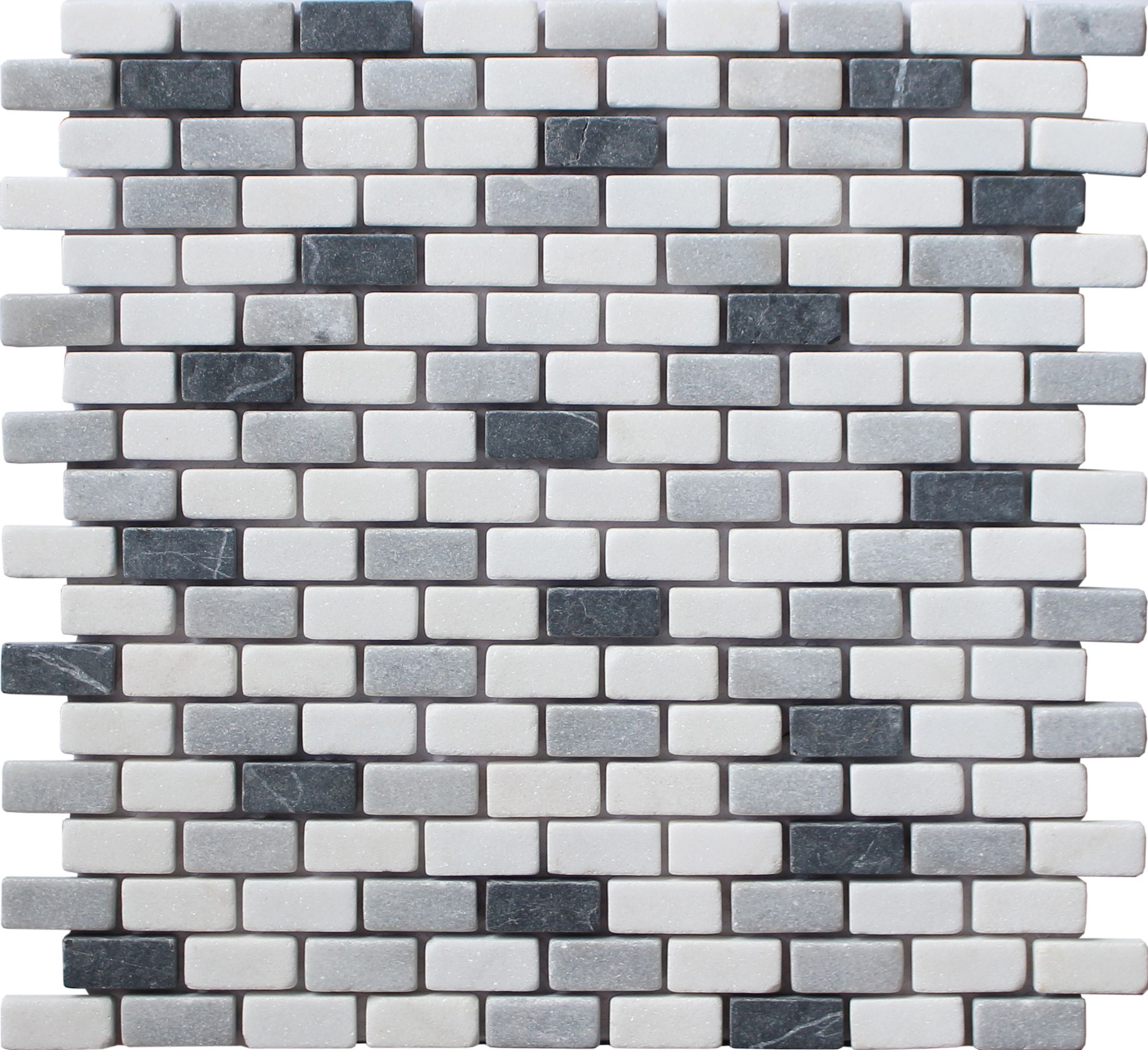 Carrera Multicolour Matt Marble Mosaic tile, (L)321mm (W)304mm