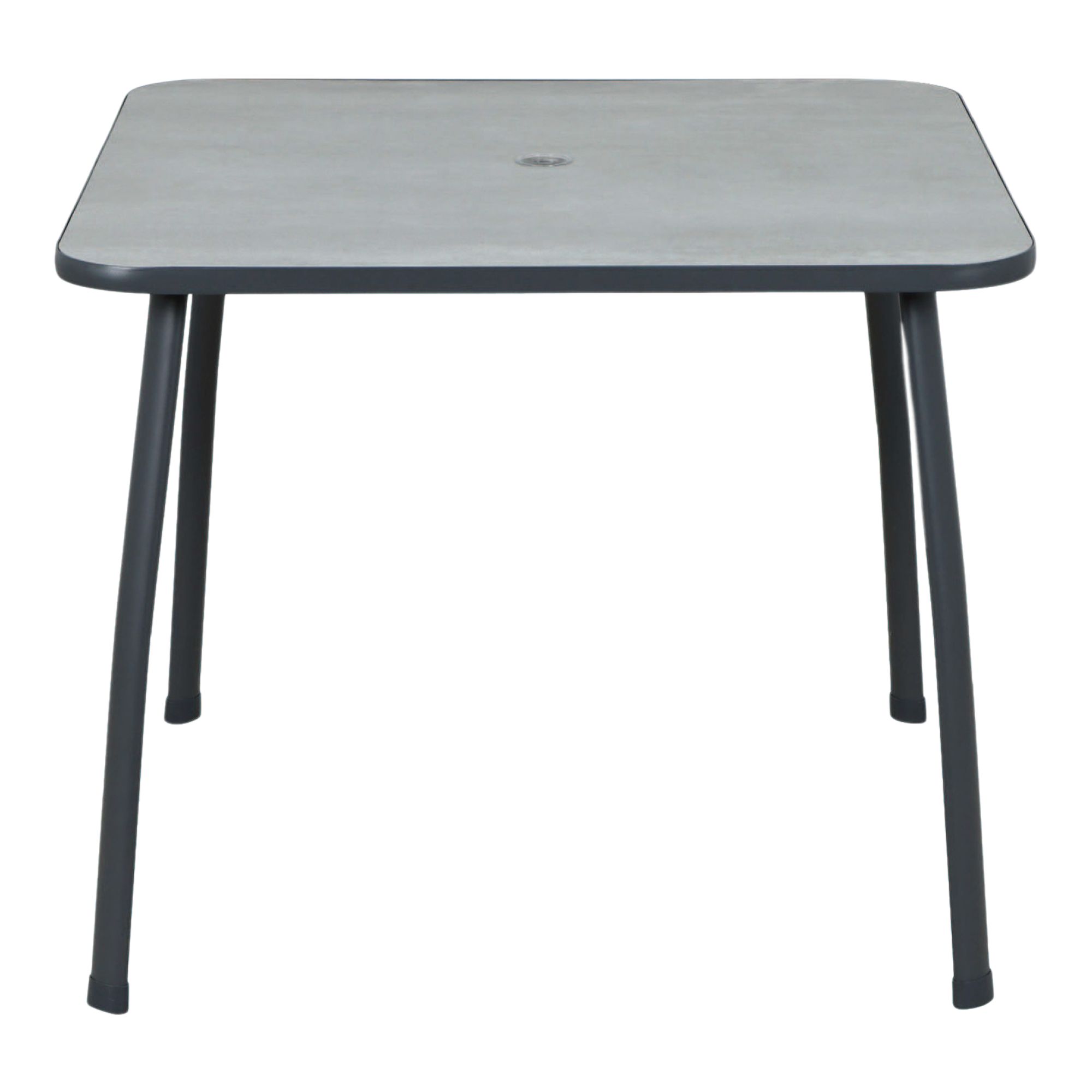 Casima Grey Metal 4 seater Dining set