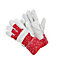 Cast iron & polyethylene (PE) Red & white Rigger Gloves