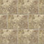 Castle travertine Coffee Matt Stone effect Ceramic Wall Tile Sample