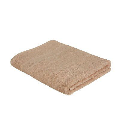 Catherine Lansfield Plain Biscuit Bath sheet
