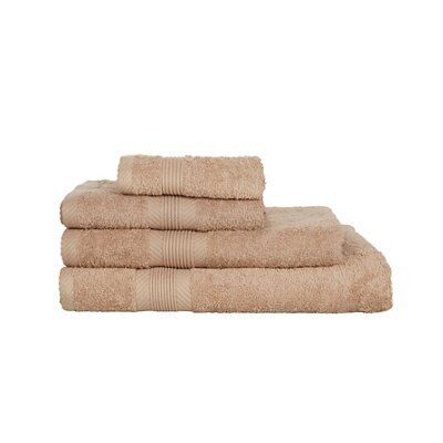 Catherine Lansfield Plain Biscuit Bath sheet