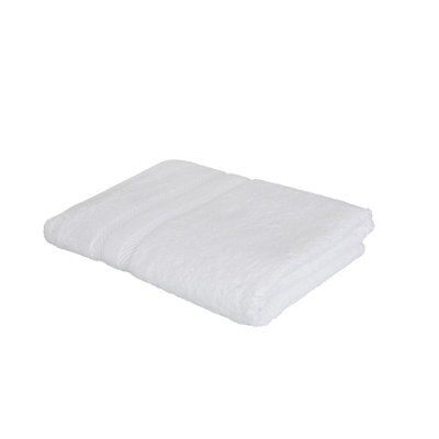 Catherine Lansfield Plain White Bath towel