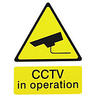 CCTV in operation Self-adhesive labels, (H)200mm (W)150mm