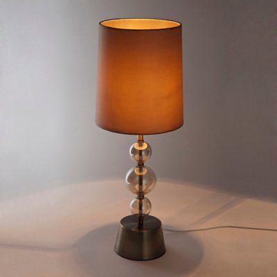 Cecelia Matt Champagne Tinted effect Halogen Table lamp