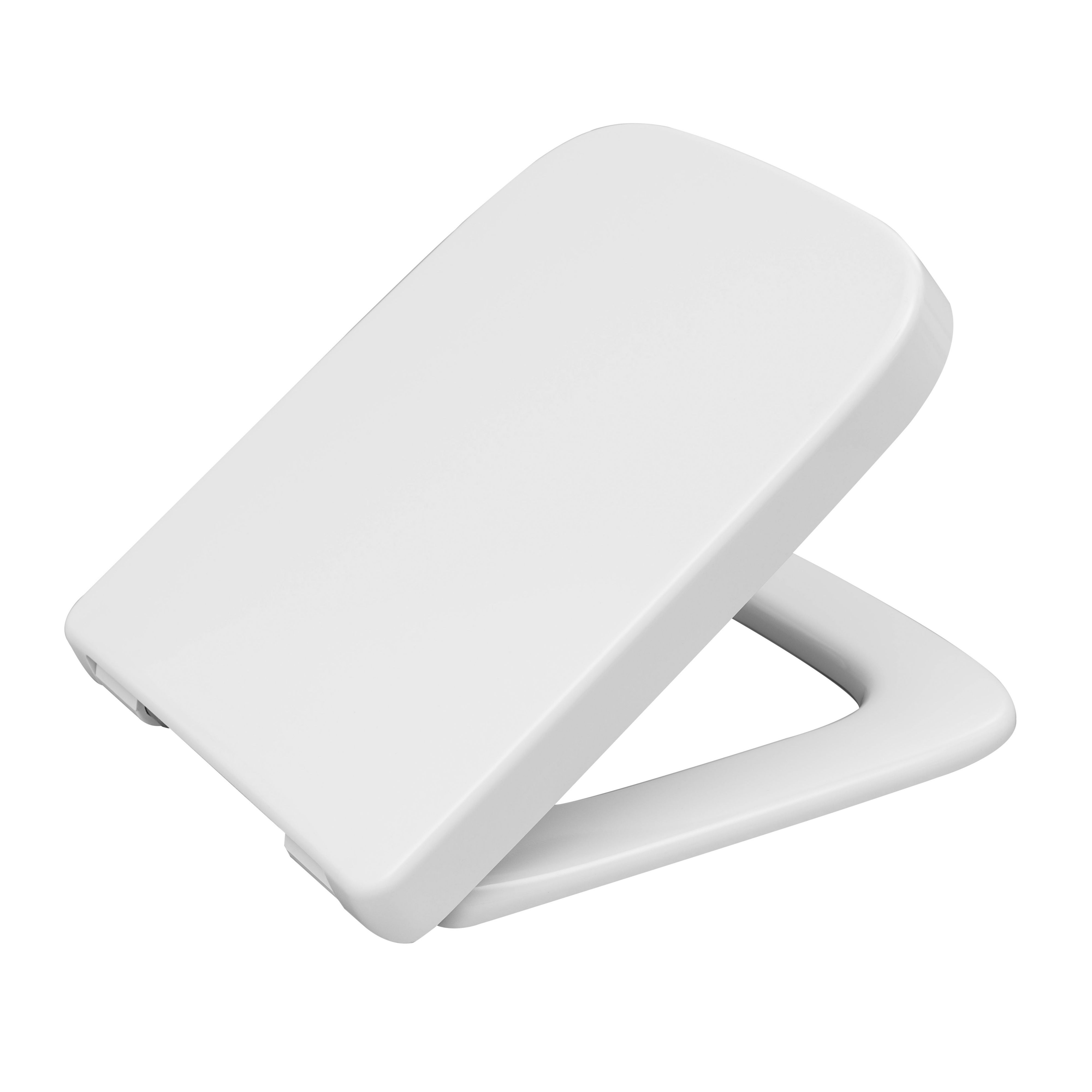 Cedo Fabian White Soft close Toilet seat DIY at B&Q