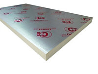 Celotex Foil-faced polyisocyanurate (PIR) 120mm Insulation board (L)2.4m (W)1.2m